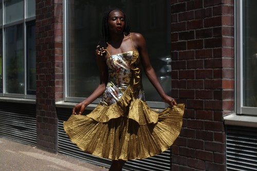 Your sixth sense kleid - kleid, gold
