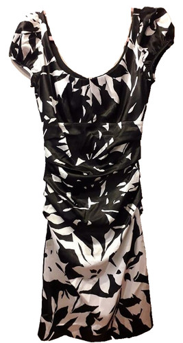 Gerafftes damenkleid - gerafftes,